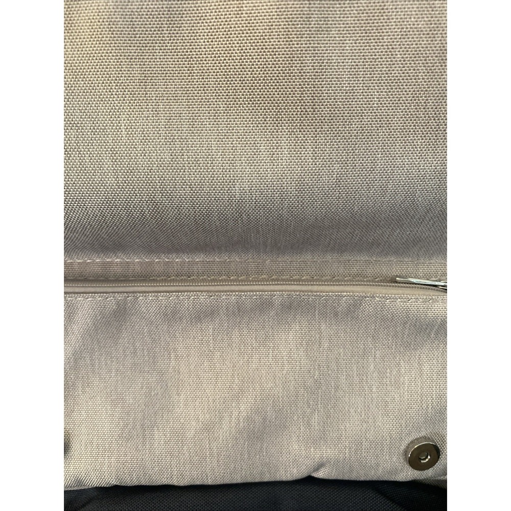 BabbleRoo Diaper Bag Backpack Grey/Blue w/Pacifier case/Changing Pad NEW - Picture 9 of 16